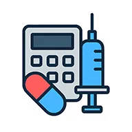 لوگوی اپلیکیشن محاسبات دارویی MedMate